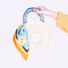 Load image into Gallery viewer, AQUAMARINE SILK SCARF La Peche Swim 
