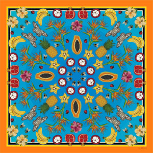AQUAMARINE SILK SCARF La Peche Swim 