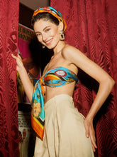 Load image into Gallery viewer, AQUAMARINE SILK SCARF La Peche Swim 