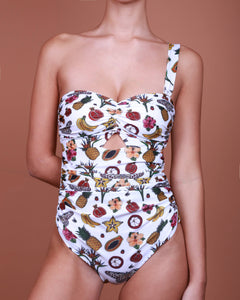 CAPRI IN PEBBLE WHITE La Pêche Swim 