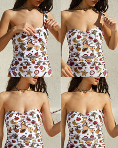 CAPRI IN PEBBLE WHITE La Pêche Swim 