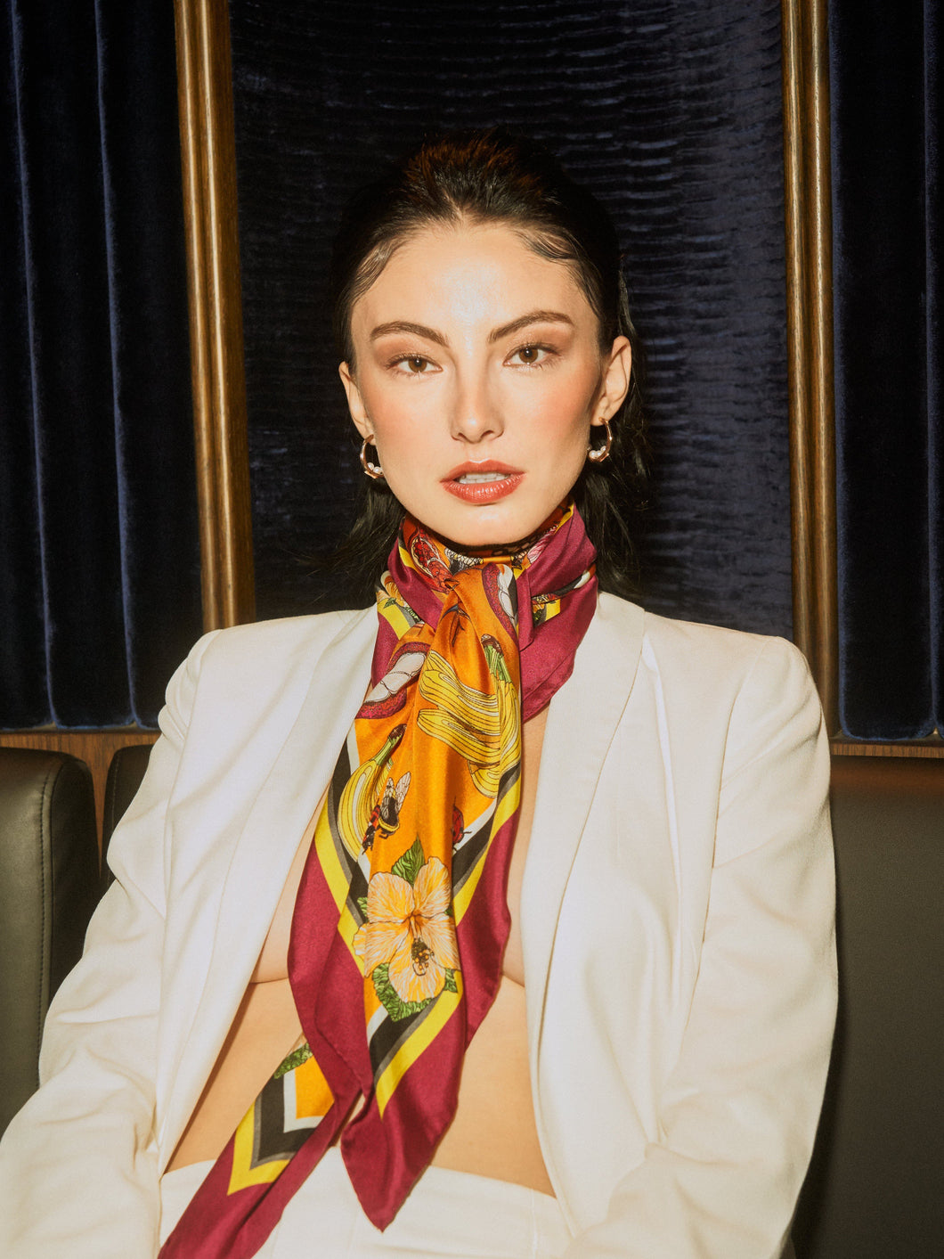 CITRINE SILK SCARF La Peche Swim 