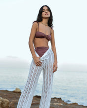 Load image into Gallery viewer, COCOS BANDEAU IN SANGRIA Bikini Top La Pêche Swim 