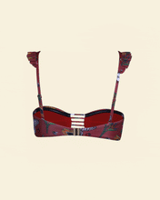 Load image into Gallery viewer, COCOS BANDEAU IN SPICE RED La Pêche Swim 