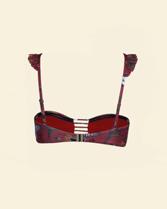 COCOS BANDEAU IN SPICE RED La Pêche Swim 