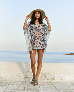 KAFTAN IN COMO BLUE La Pêche Swim 