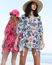 Load image into Gallery viewer, KAFTAN IN COMO BLUE La Pêche Swim 
