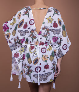 KAFTAN IN PEBBLE WHITE La Pêche Swim 