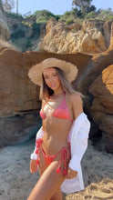 Load image into Gallery viewer, KIRIBATI ROPE IN CORAL Bikini Bottom La Pêche Swim 