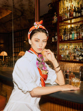 Load image into Gallery viewer, PINK DIAMOND SILK SCARF La Peche Swim 