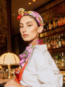 PINK DIAMOND SILK SCARF La Peche Swim 